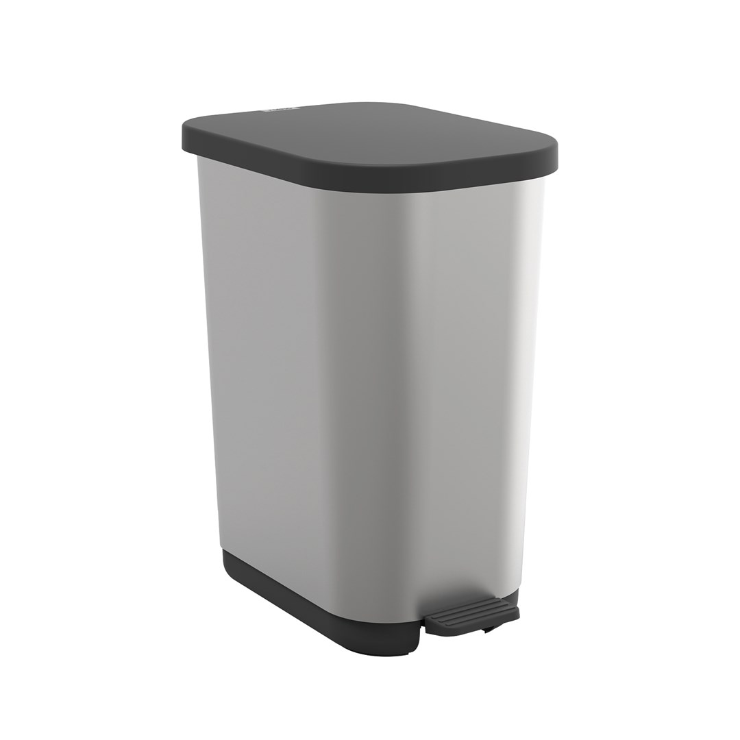 Rotho  Ribo Silver - pedal bin