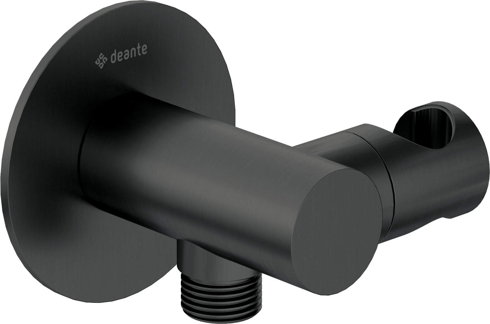 Deante Round angled connector with handset
