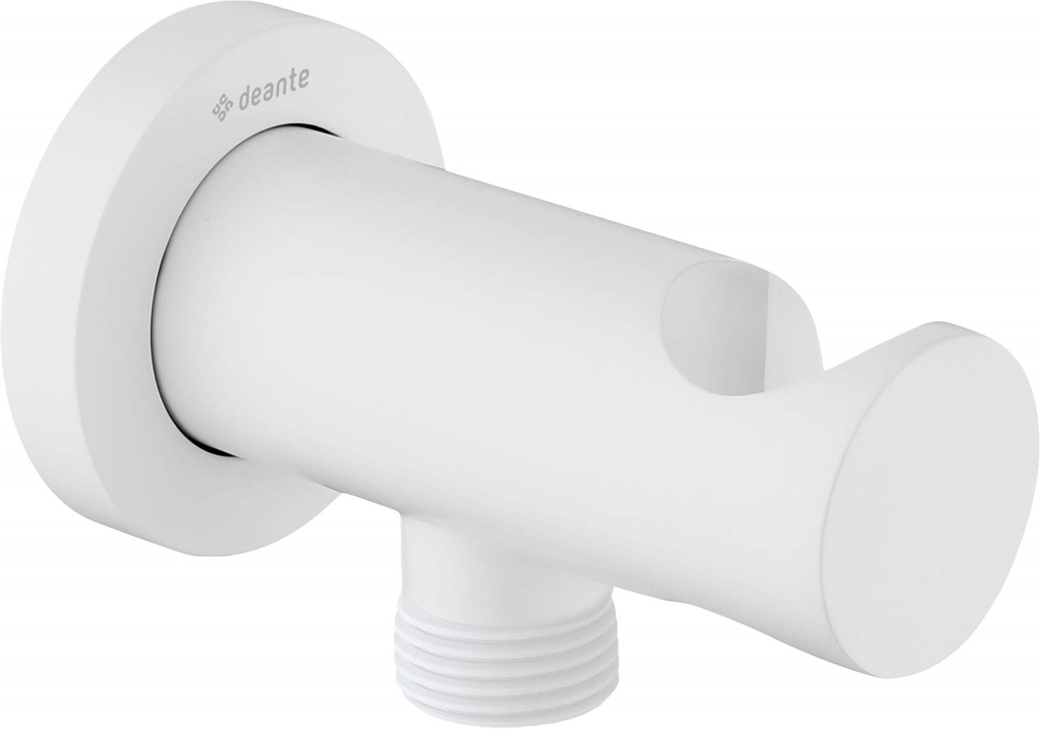 Deante Round angled connector with handset