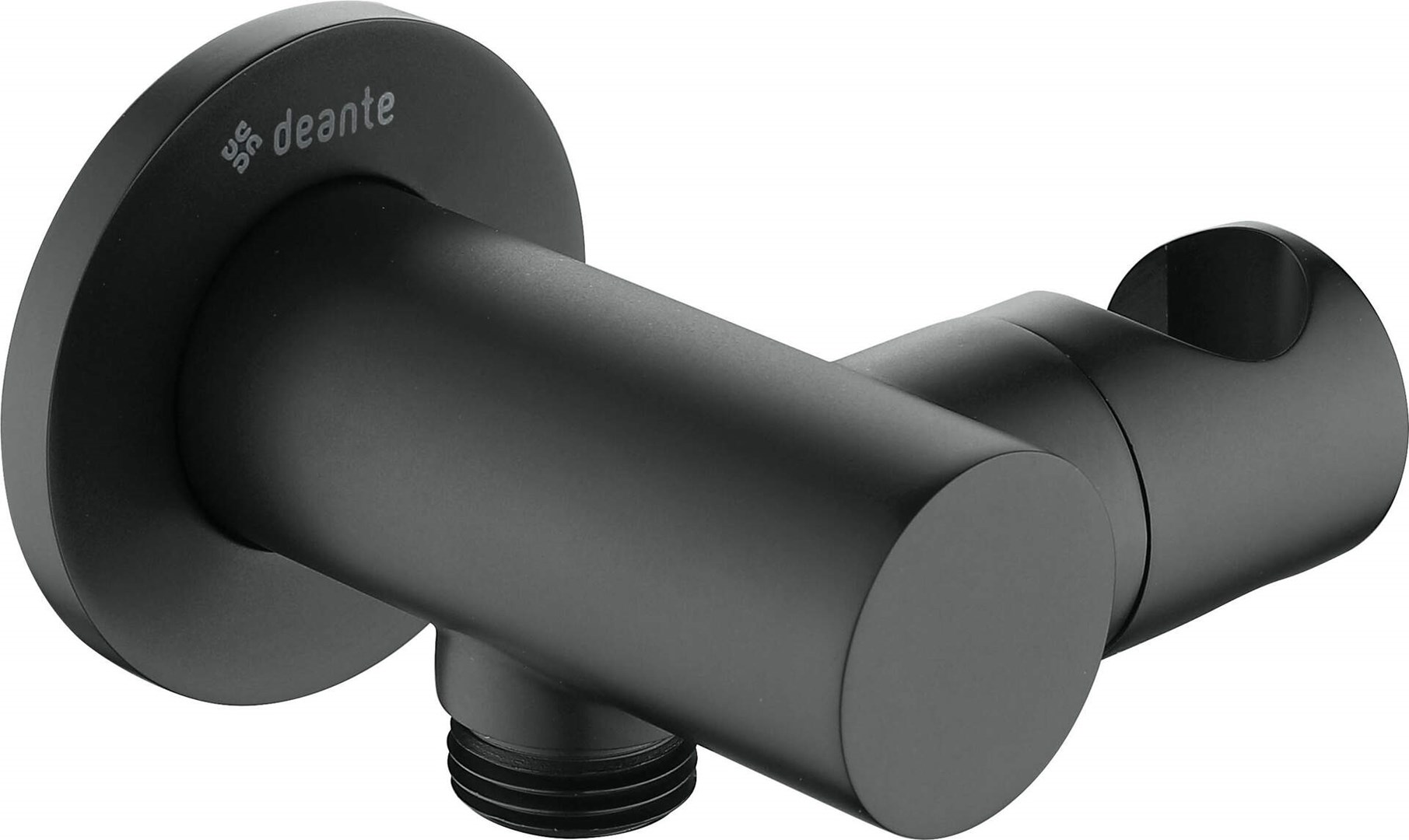 Deante Round angled connector with handset