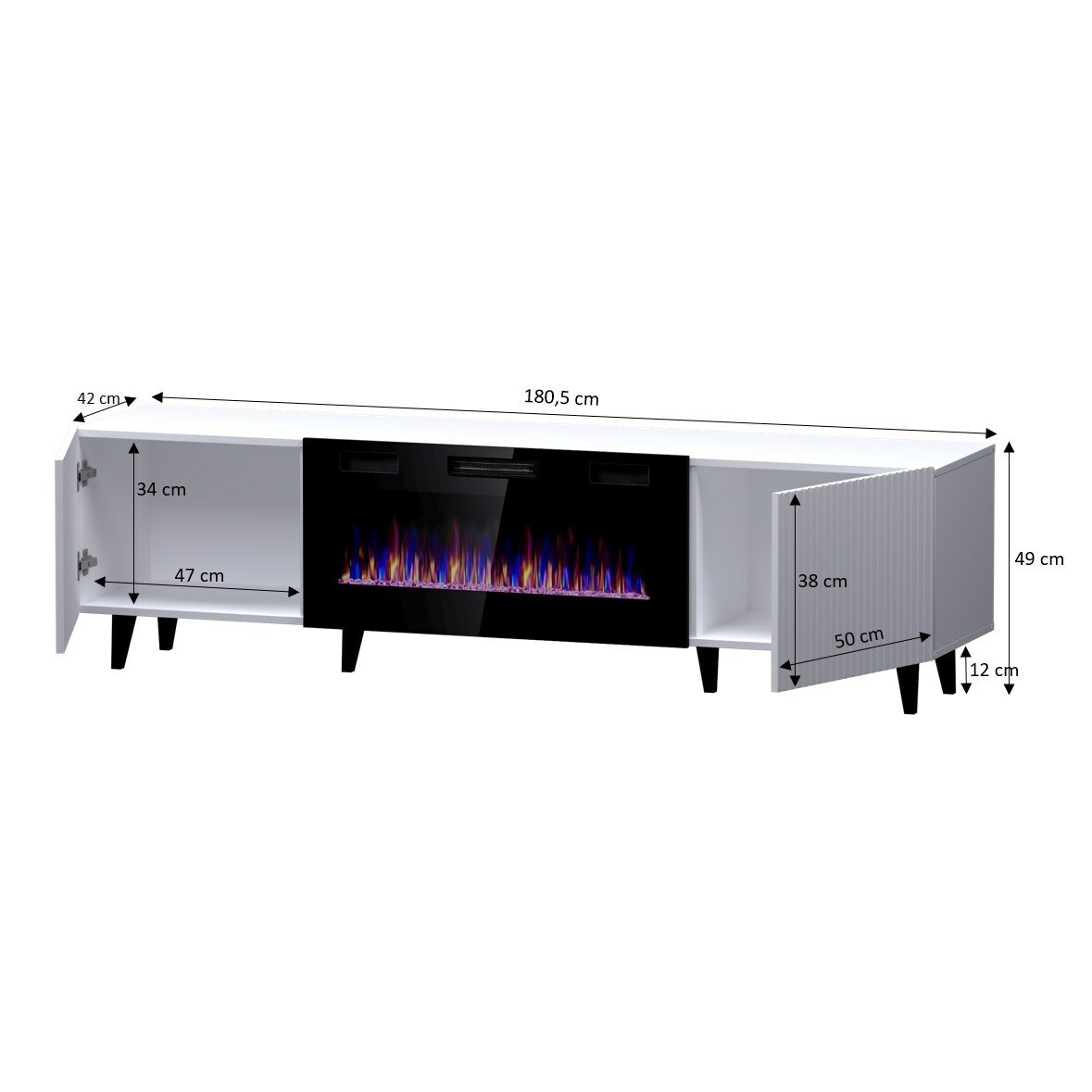 Cama MEBLE RTV cabinet PAFOS EF