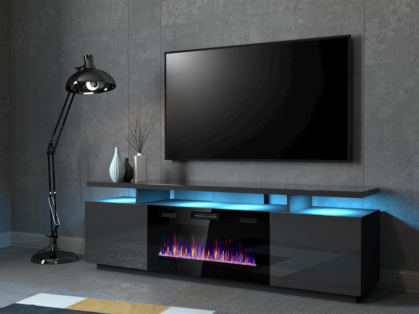 Cama MEBLE RTV EVA cabinet with