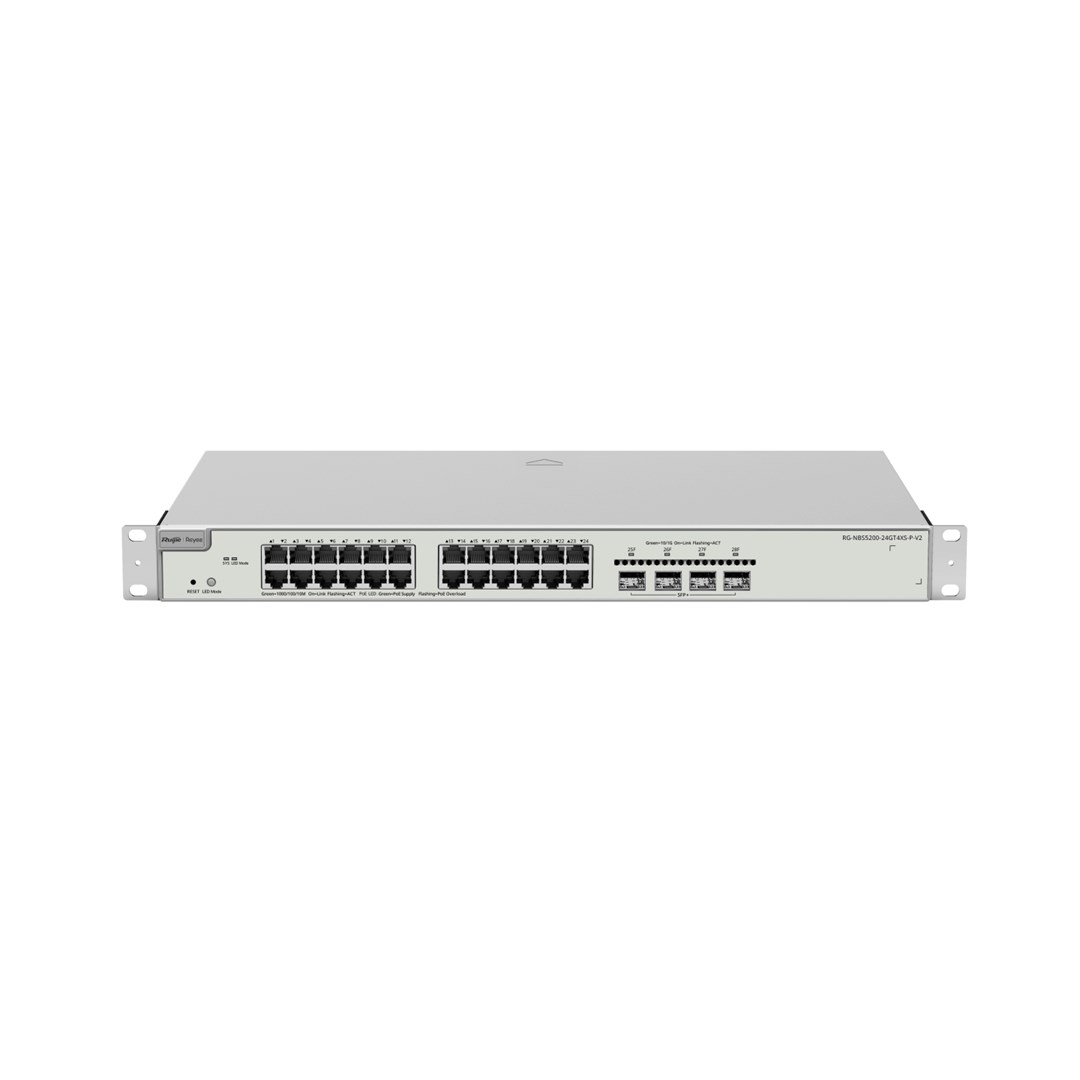 Ruijie Networks RG-NBS5200-24GT4XS-P-V2 network switch Managed