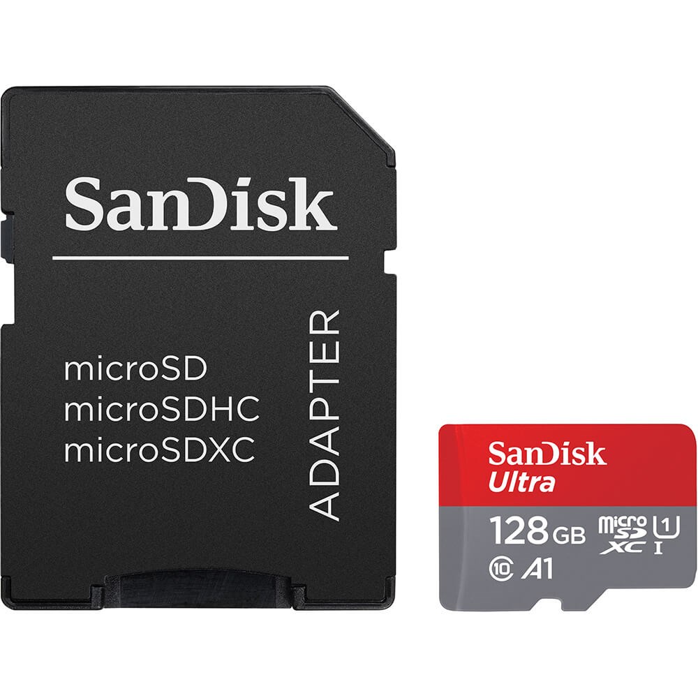SANDISK Ultra microSD 128GB + SD-adapt