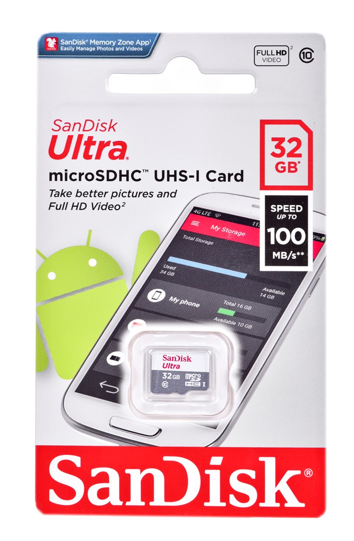 SANDISK  Ultra microSDHC memory card 32
