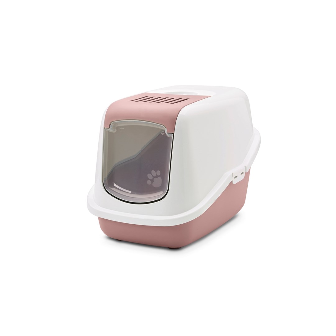 SAVIC  Nestor White-Pink - Covered Cat