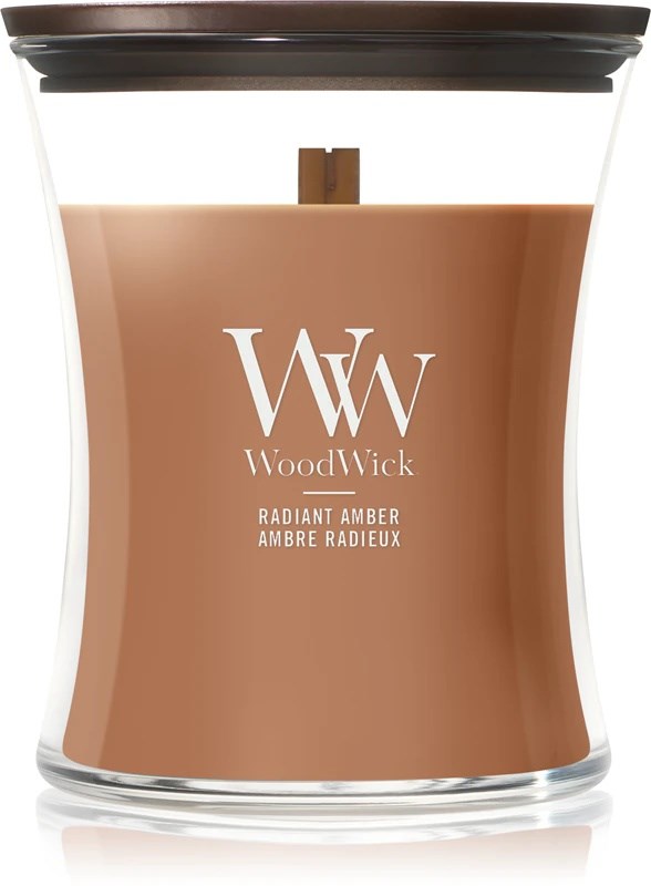 WoodWick Scented Candle, Ellipse  Radiant Amber