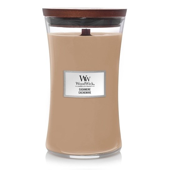 WoodWick Scented Candle, Large  Cashmere 609