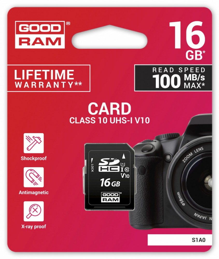 GOODRAM SD card 16GB Class 10