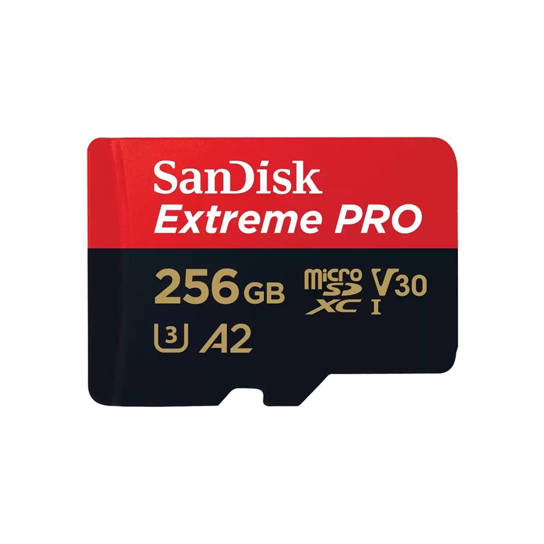 SANDISK SD MicroSD Card 256GB  Extreme
