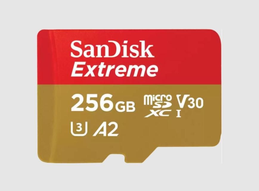 SANDISK SD MicroSD Card 256GB Extreme
