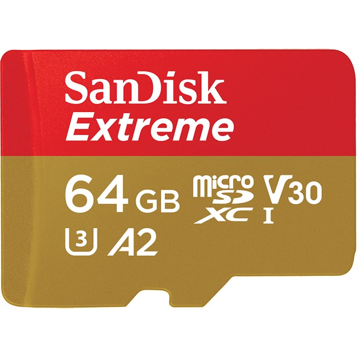 SANDISK SD MicroSD Card  64GB  Extreme
