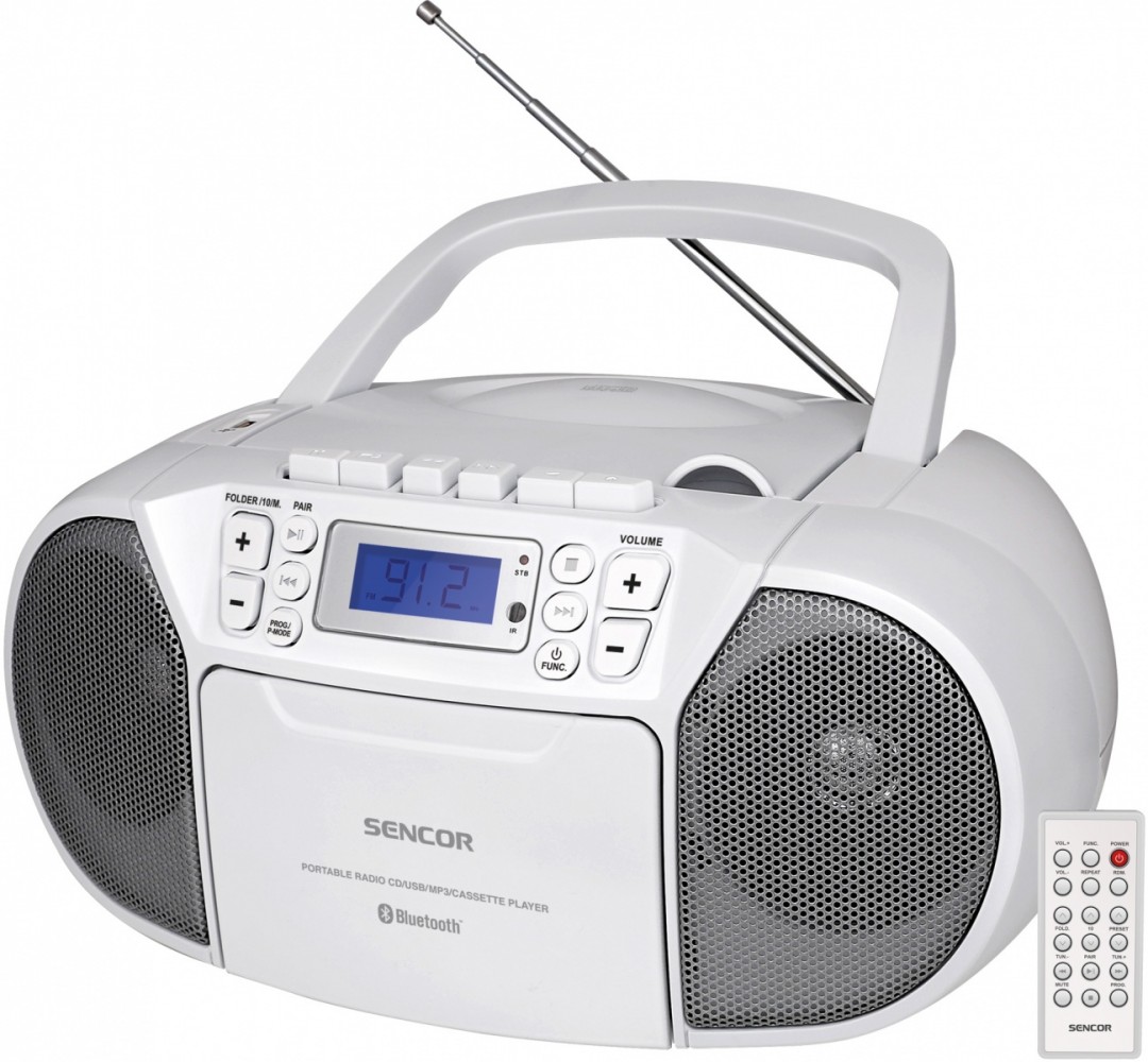 Sencor   SPT 3907W radio tape rec