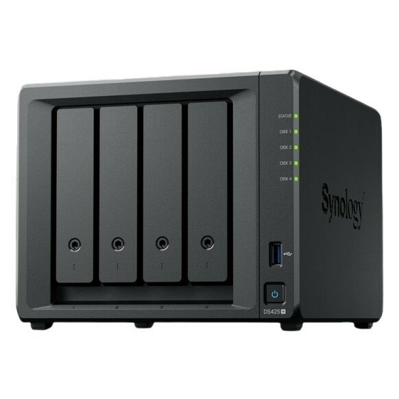 Synology  Serwer NAS DS425+ 4x0HDD J4125