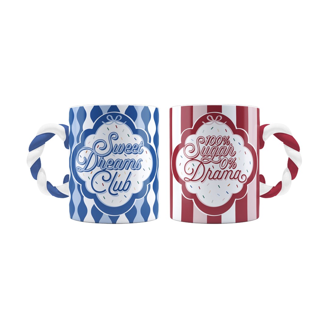 BIALETTI Set of 2 mugs Candyland