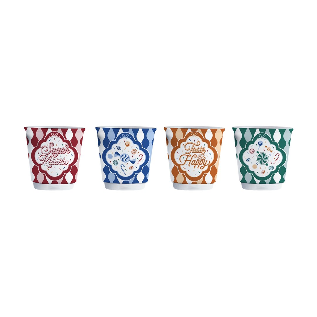 BIALETTI Set of 4 small glasses