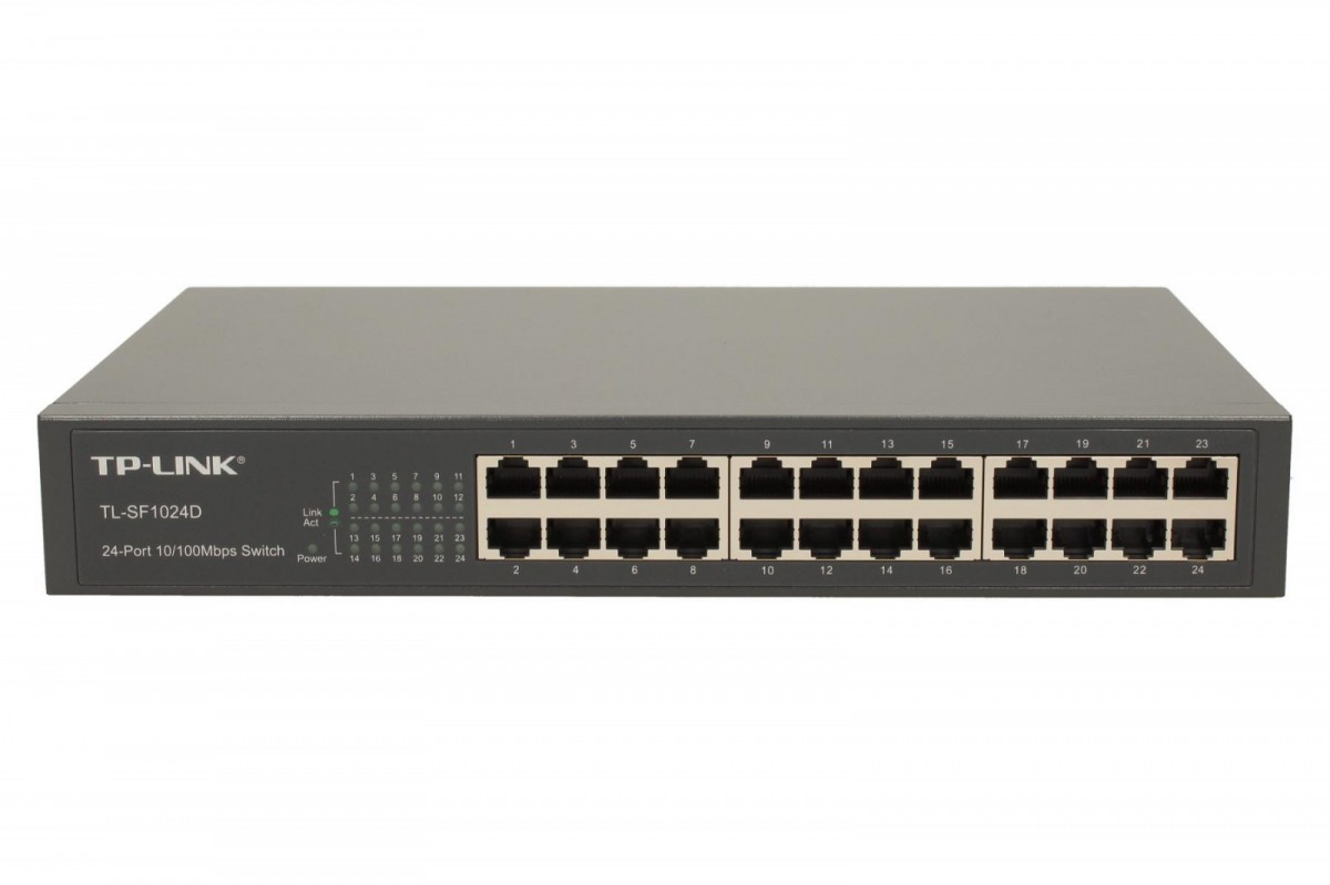 TP-LINK  SF1024D switch L2 24x10/100 Desktop