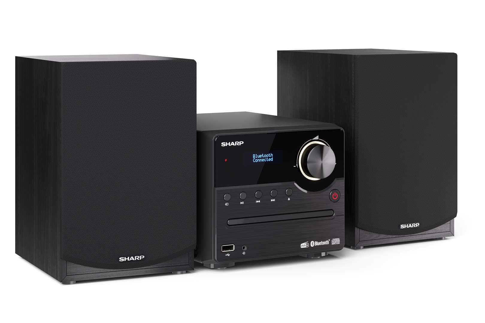 Sharp  XL-B517D(BK) Hi-Fi Micro System, CD/FM/USB/Bluetooth