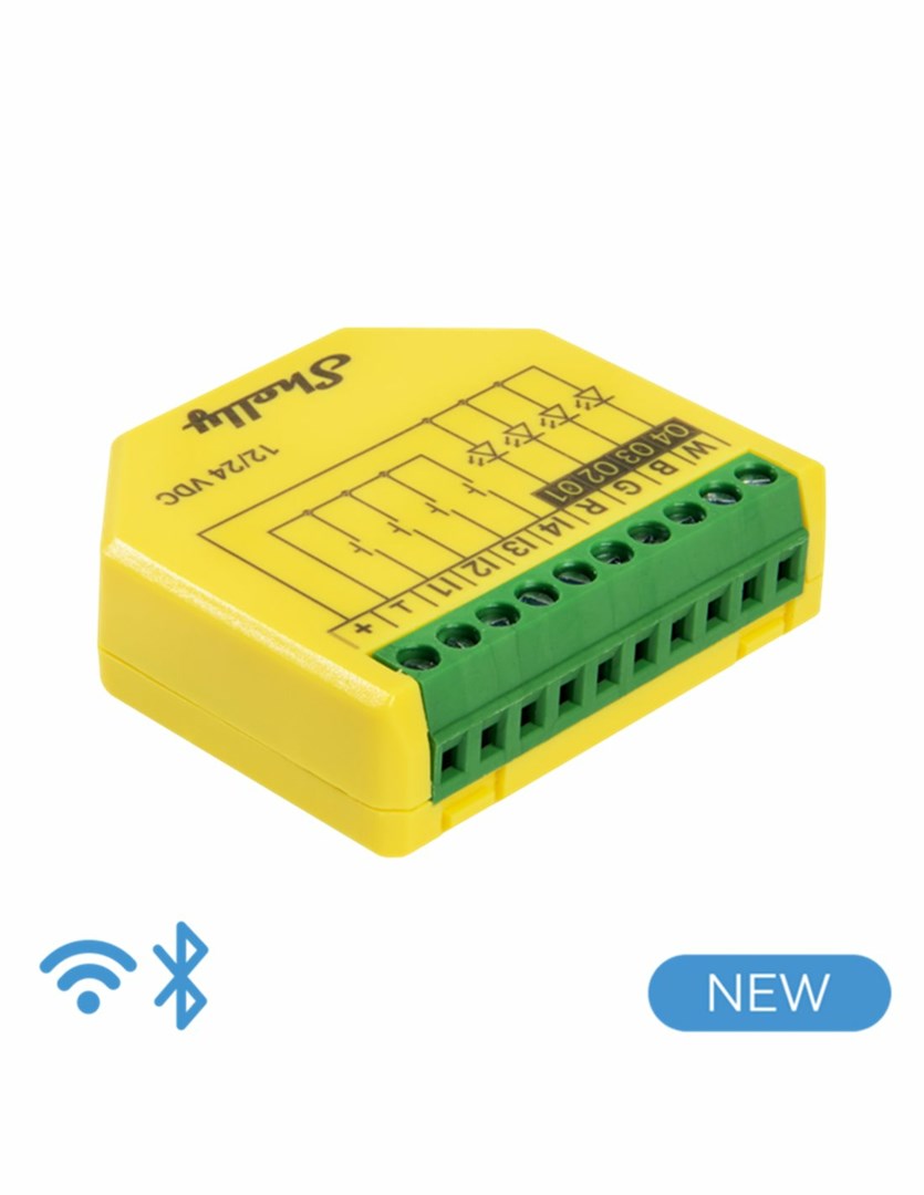 Shelly  Plus RGBW PM Wireless Green
