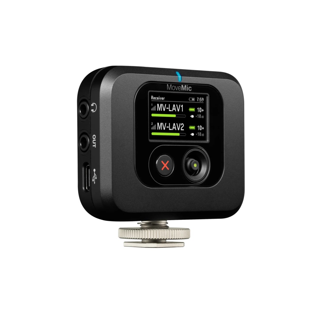 SHURE  MV-R-Z6 wireless microphone receiver Camera