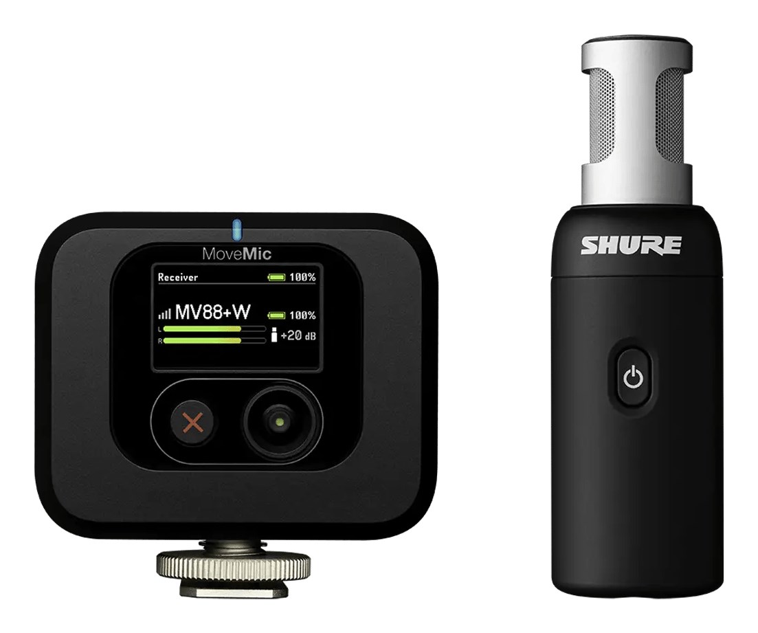 SHURE  MV88+W-KIT-Z6 - wireless stereo microphone