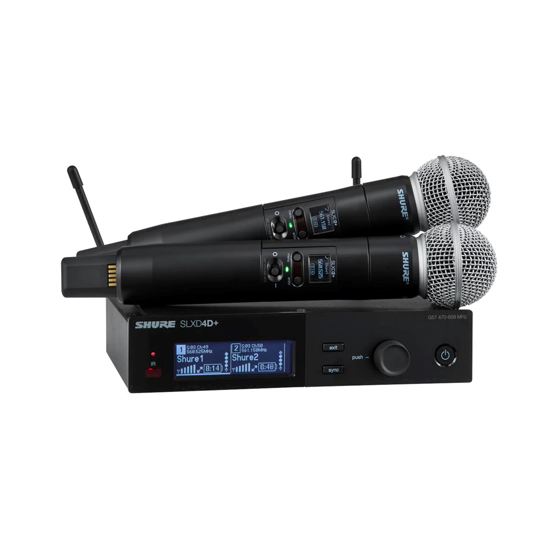 SHURE SLXD24D+E/58-G65 - dual digital wireless
