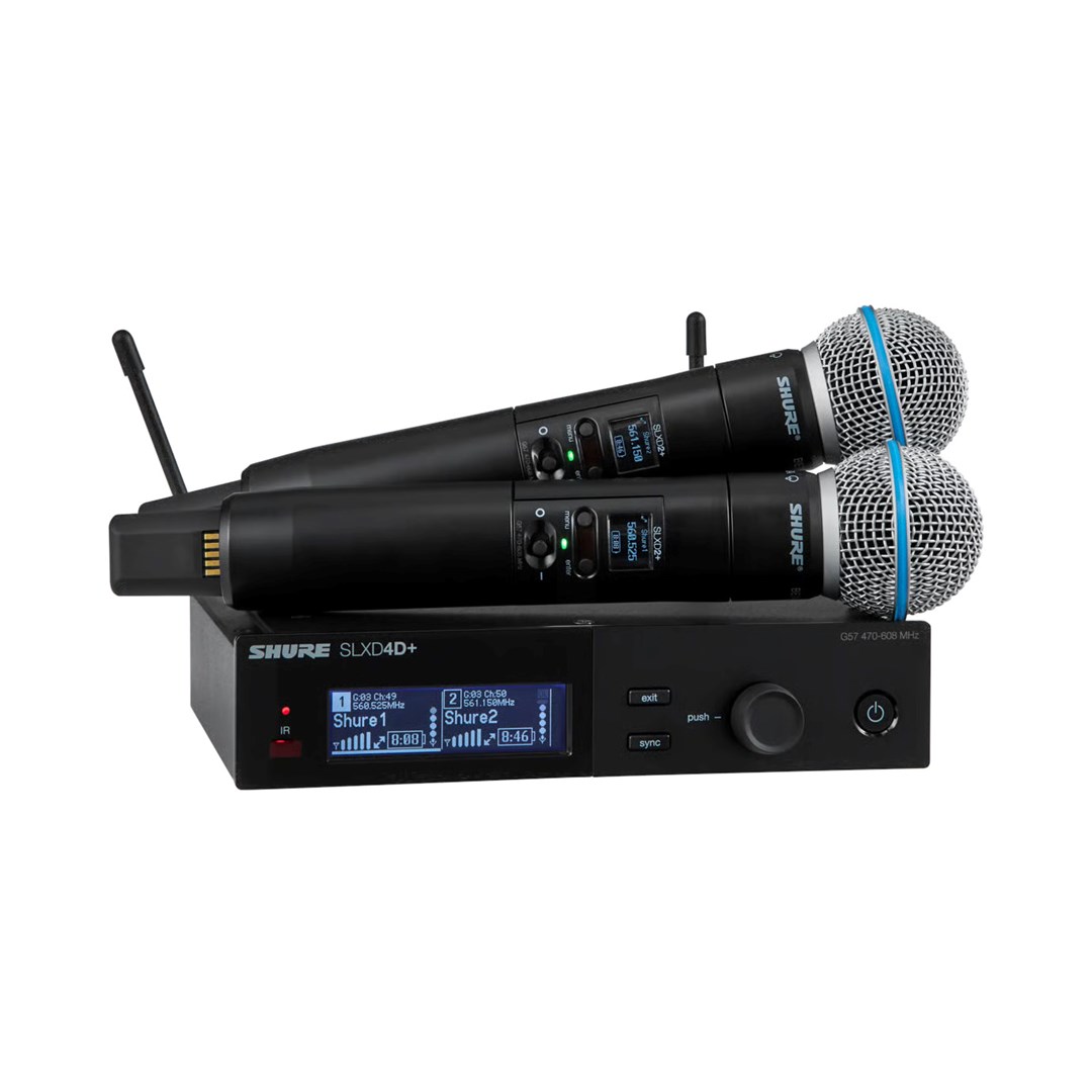 SHURE SLXD24D+E/B58-G65 - dual digital wireless