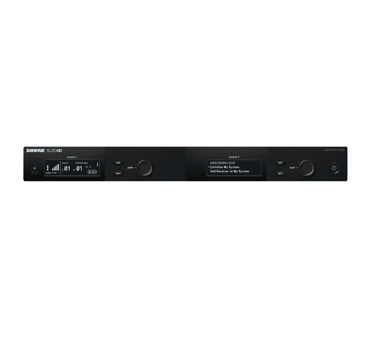 SHURE  SLXD4DE-G59 - wireless microphone receiver