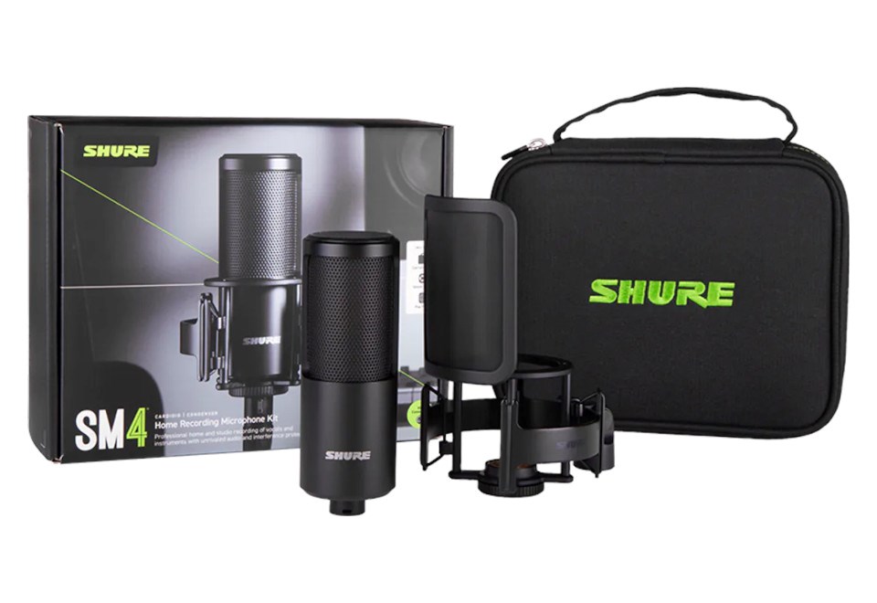 SHURE  SM4-K-KIT - condenser microphone, externally