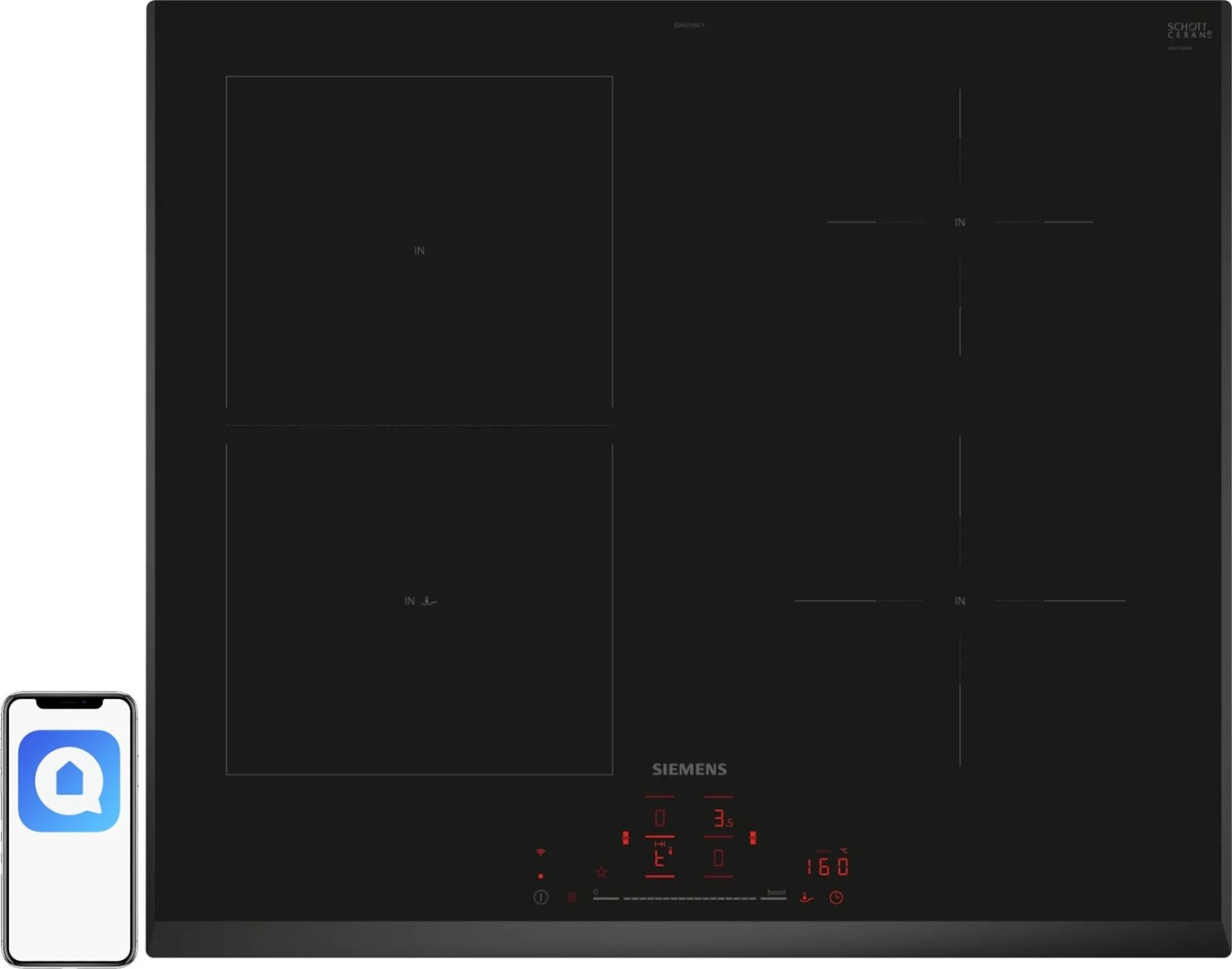 Siemens Induction hob ED651HSC1E | ED651HSC1E