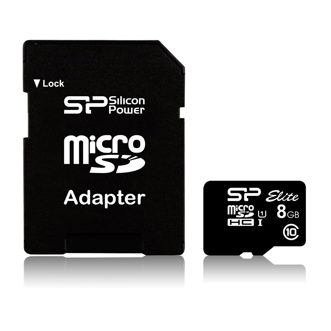 Silicon Power  Elite 8GB microSDHC UHS-I