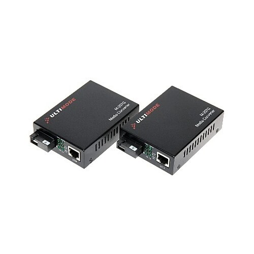 No name Single-mode media converter set