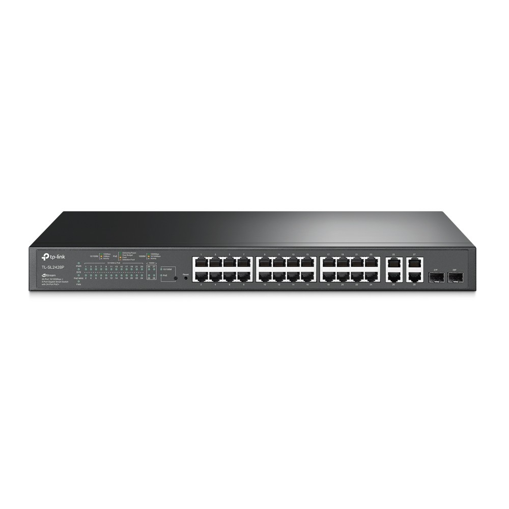 TP-LINK SL2428P Switch Smart 24PoE+ 2GE