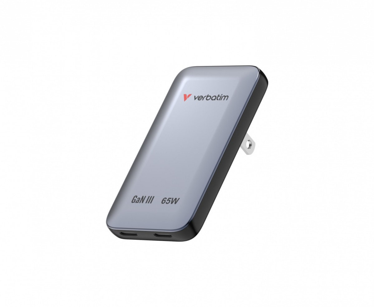 Verbatim  Slim GaN 65W 2x USB-C
