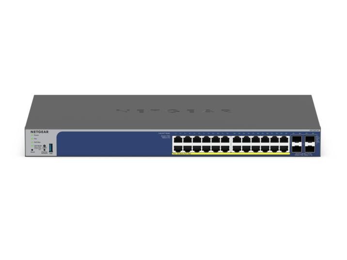 NETGEAR Smart Switch GS728TXP 24GE PoE+