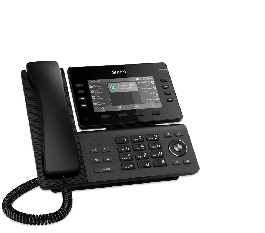 Snom D812 IP phone Black TFT