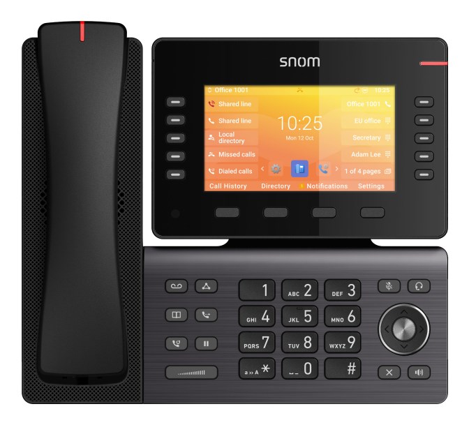 Snom D892M IP phone Black TFT