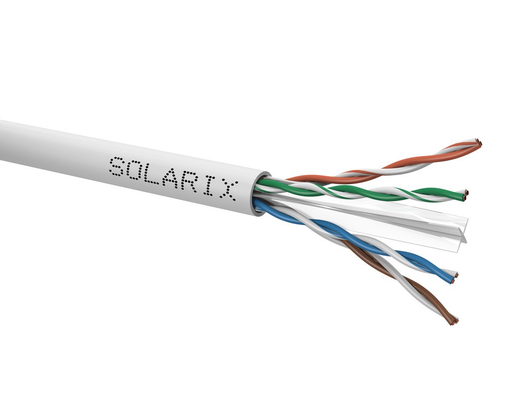 SOLARIX  CAT6 UTP PVC Eca installation