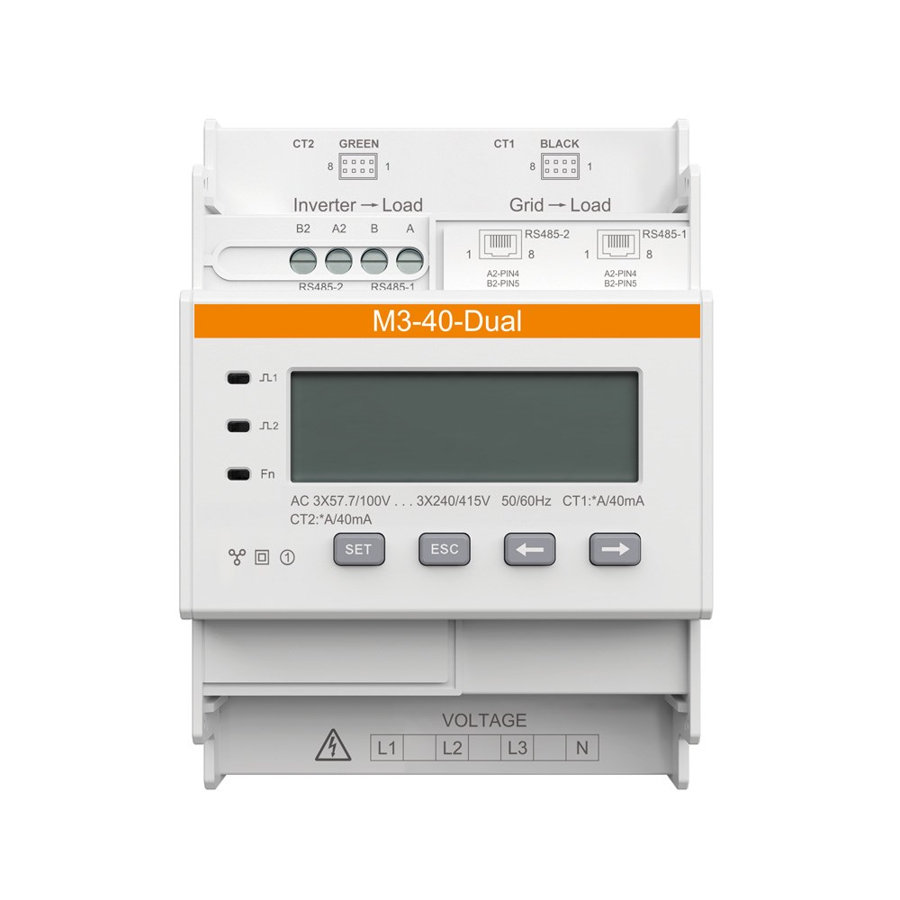 SOLAX // Licznik M3-40-Dual, zawiera podwójny