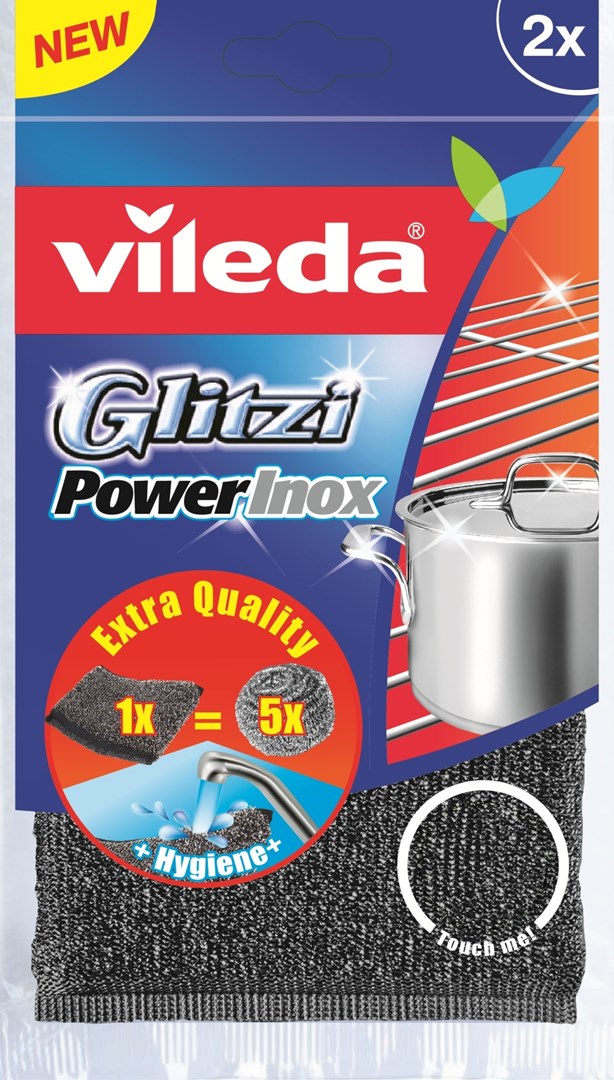 Vileda Sponge  Glitzi Power Inox 2