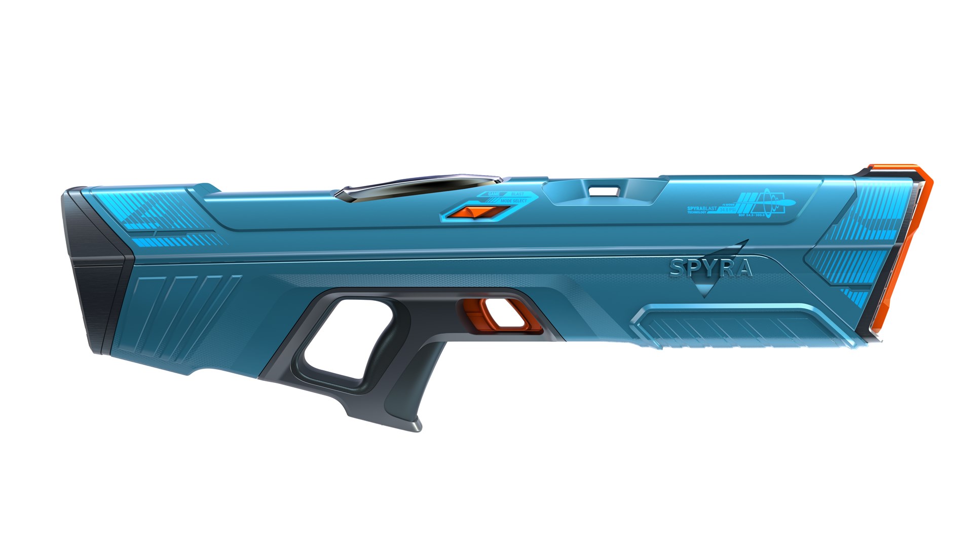 No name Spyra Four Wasserpistole blau