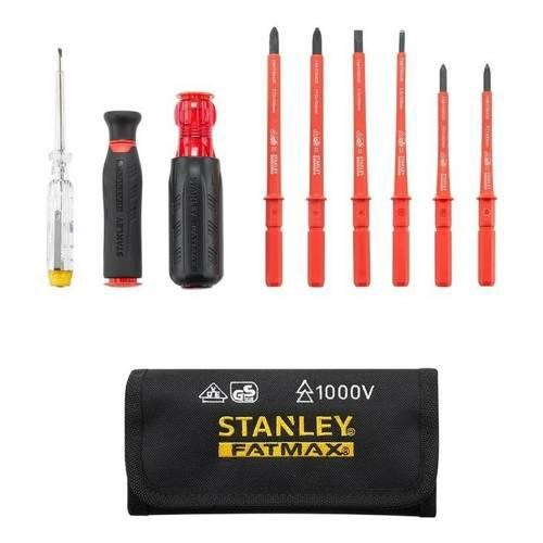 STANLEY ST. SCREWDRIVERS 10pcs. VDE (2PH+2PZ+2PŁ+TESTER)