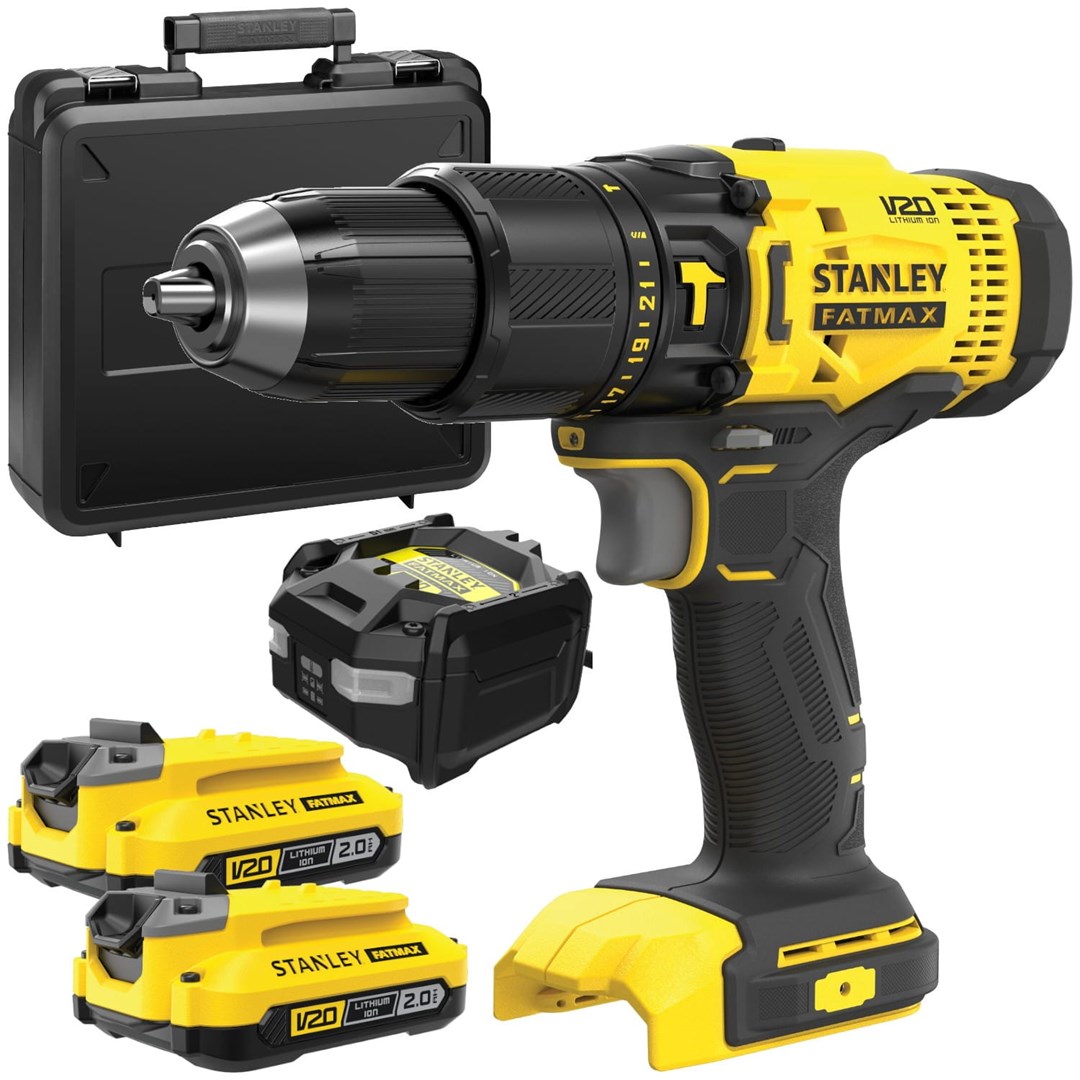 STANLEY SFMCD711D2K 2X2Ah cordless drill/driver |