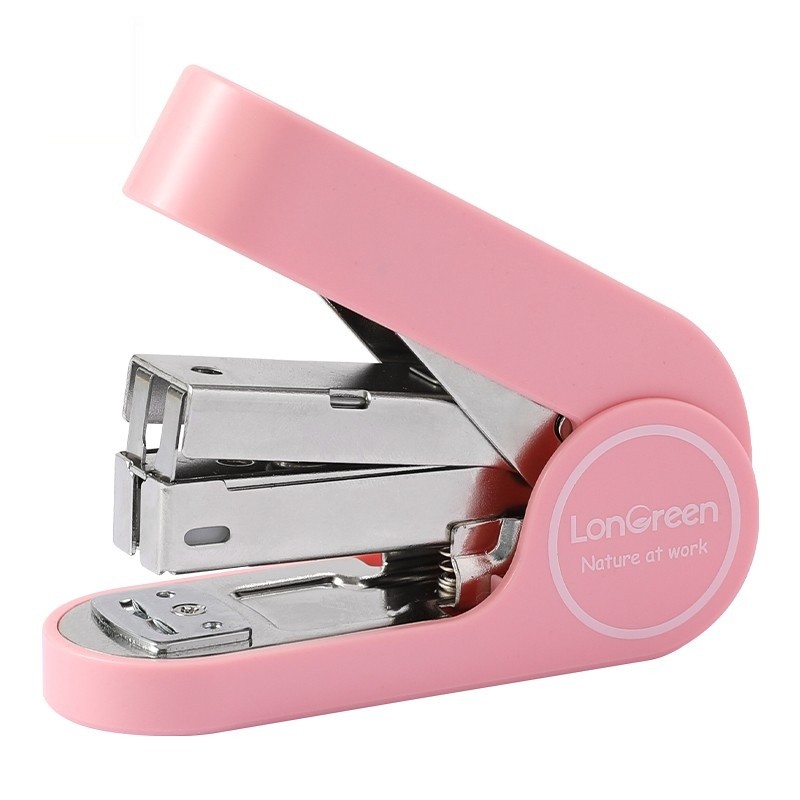DELI  Stapler LonGreen EM416 pink up