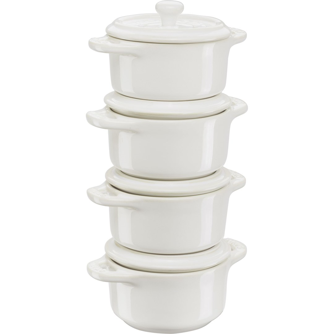 Staub Mini Cocotte Round, 4 pcs