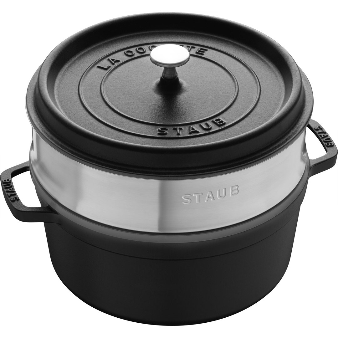 Staub round cast iron pot 40508-814-0