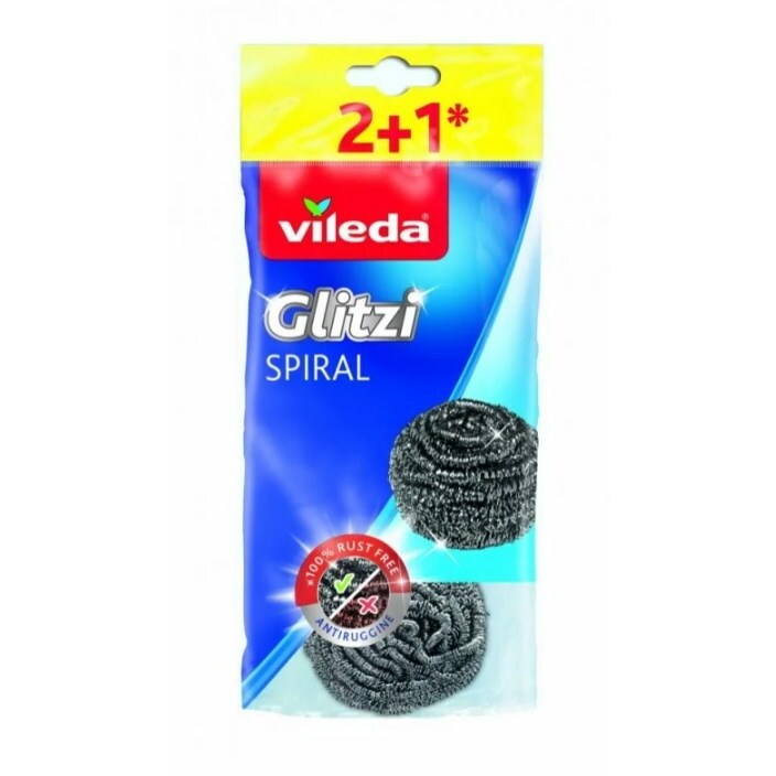 Vileda Steel Scrubbers  Glitzi Spiral 3