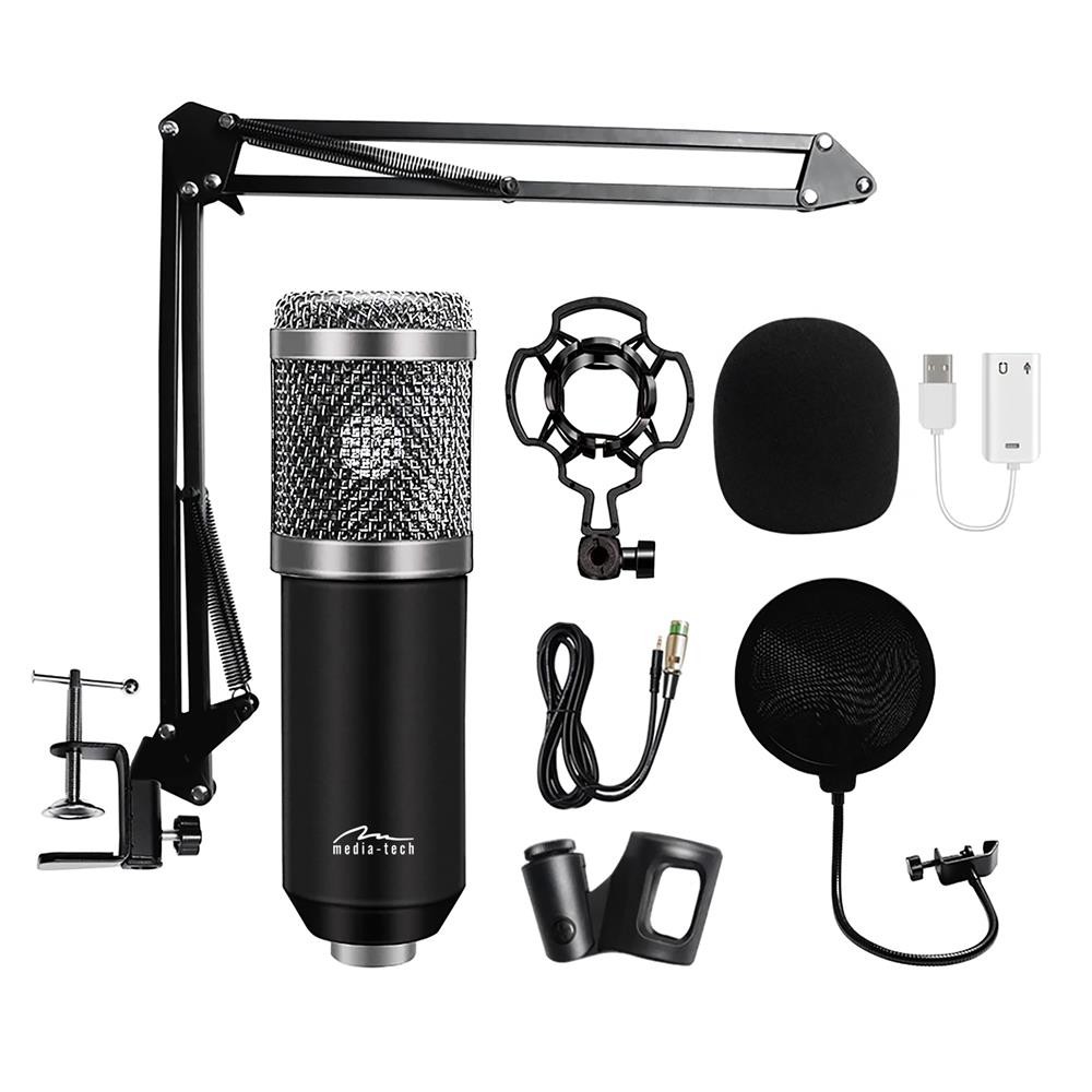 Media-Tech Studio and streaming microphone MT397S