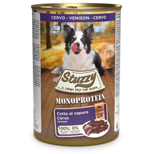 STUZZY  Monoprotein Venison - wet dog