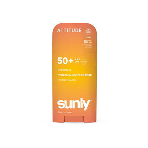 Attitude Sunly Mineral Stick SPF 50